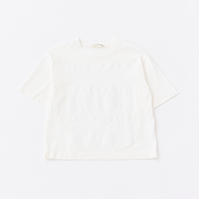 レースパネルプリントTEE