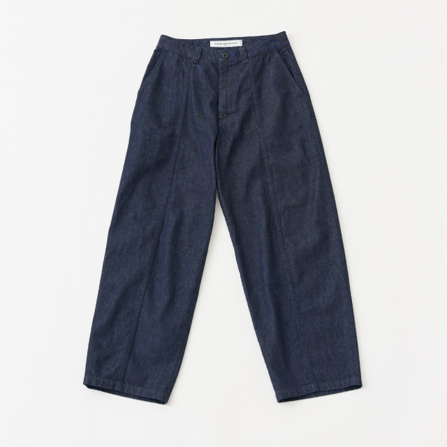 8ozデニムセンターシームカーブパンツ